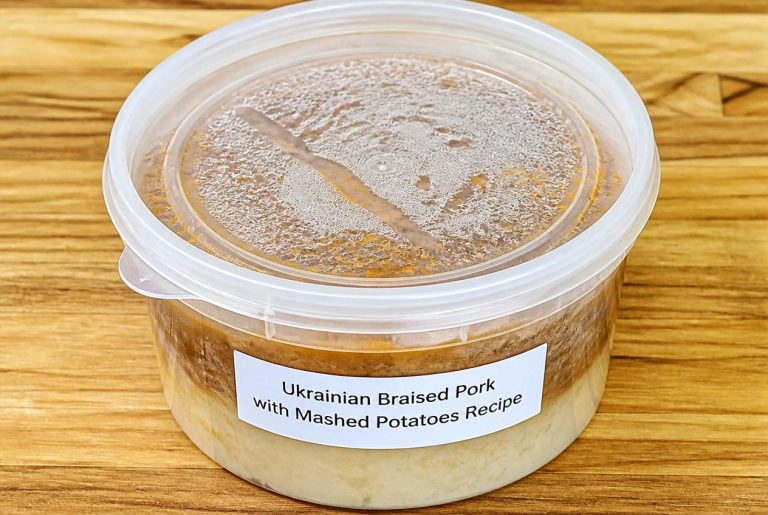 Ukrainian Braised Pork with Mashed Potatoes Recipe Storage Tips