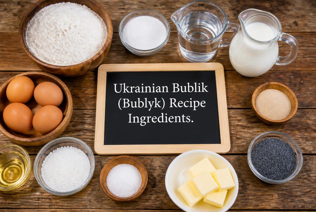Ukrainian Bublik (Bublyk) Recipe Ingredients