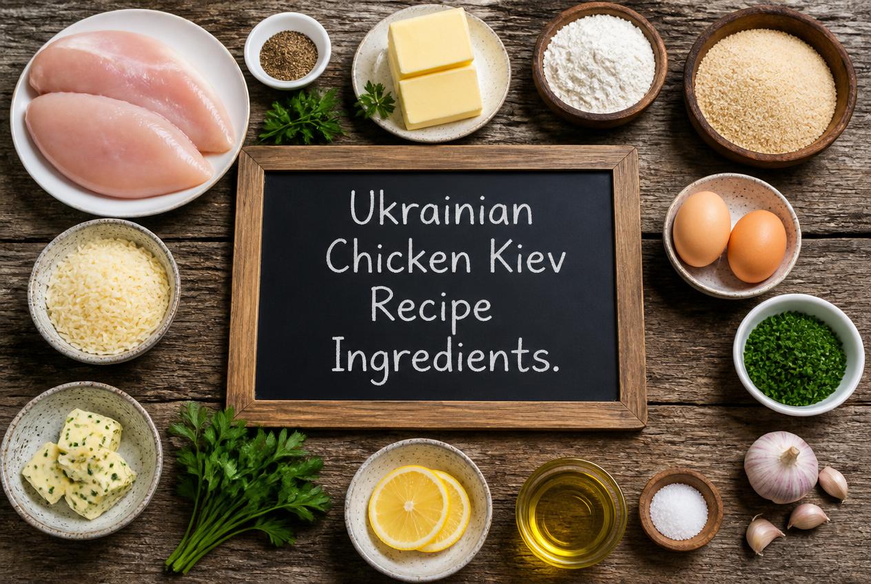 Ukrainian Chicken Kiev Recipe Ingredients
