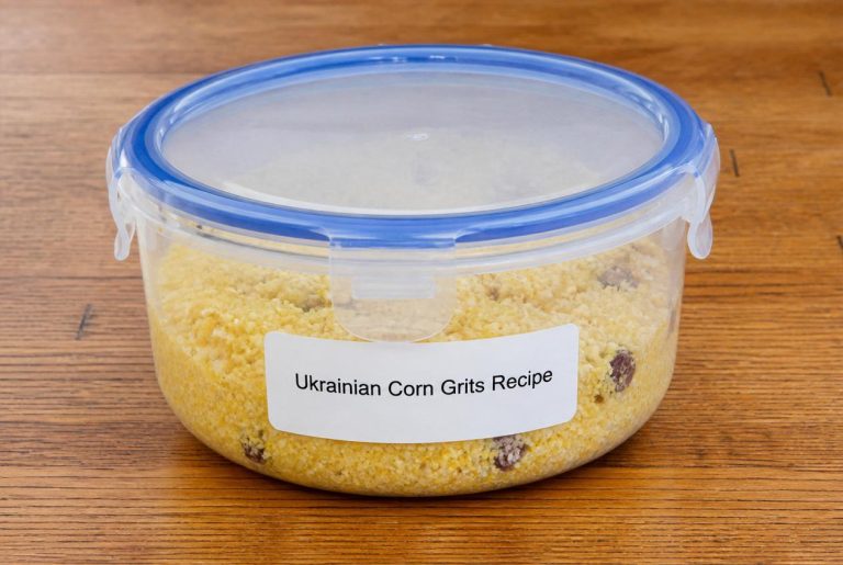 Ukrainian Corn Grits Recipe Storage TIps