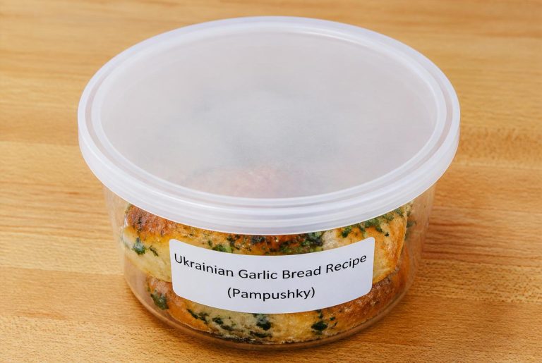 Ukrainian Garlic Bread Recipe (Pampushky) Storage Tips