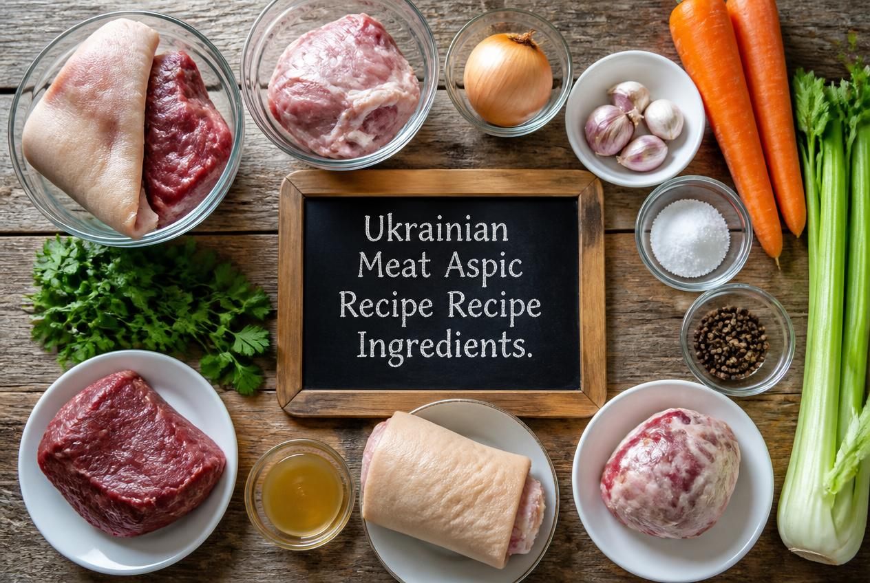 Ukrainian Meat Aspic Recipe Recipe Ingredients