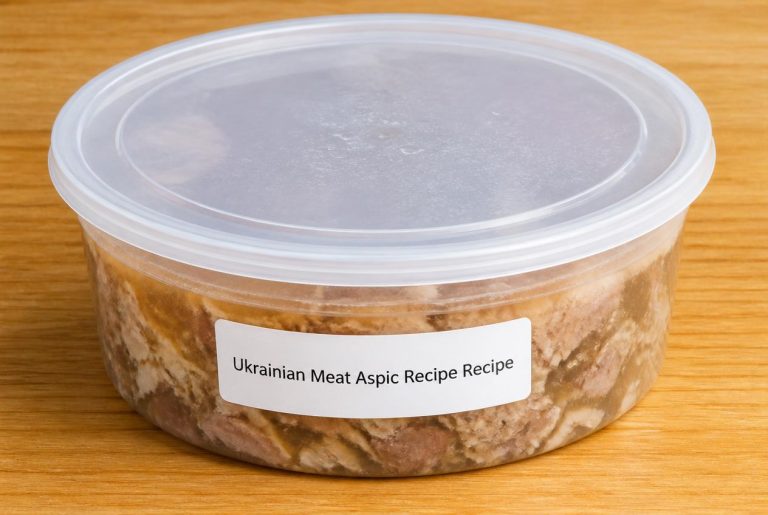 Ukrainian Meat Aspic Recipe Recipe Storage Tips