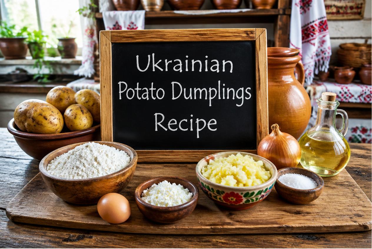 Ukrainian Potato Dumplings Recipe Ingredients