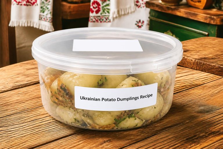 Ukrainian Potato Dumplings Recipe Storage Tips