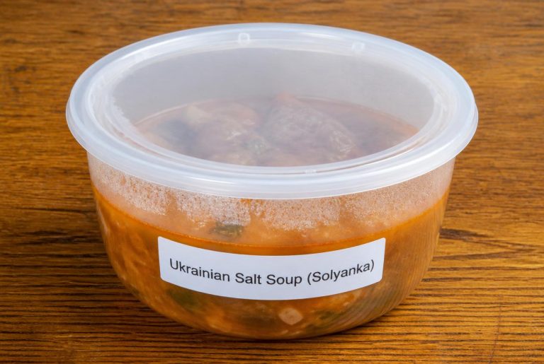 Ukrainian Salt Soup (Solyanka) Storage Tips
