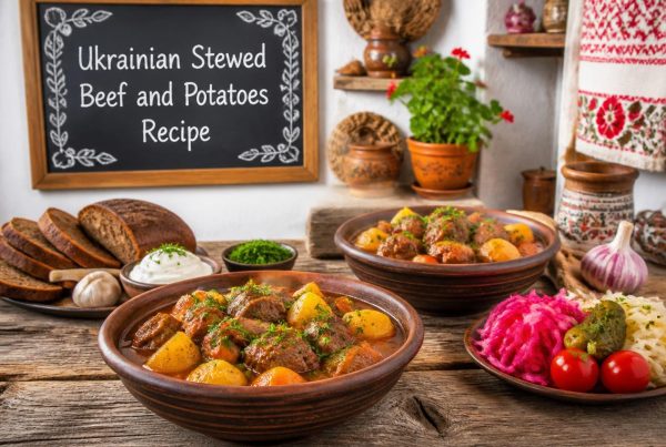 Ukrainian Stewed Beef and Potatoes