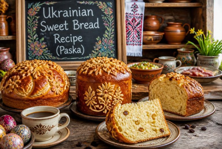 Ukrainian Sweet Bread Recipe (Paska)
