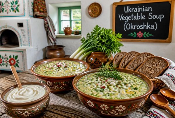 Ukrainian Vegetable Soup (Okroshka)