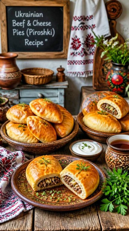 Ukranian Beef and Cheese Pies