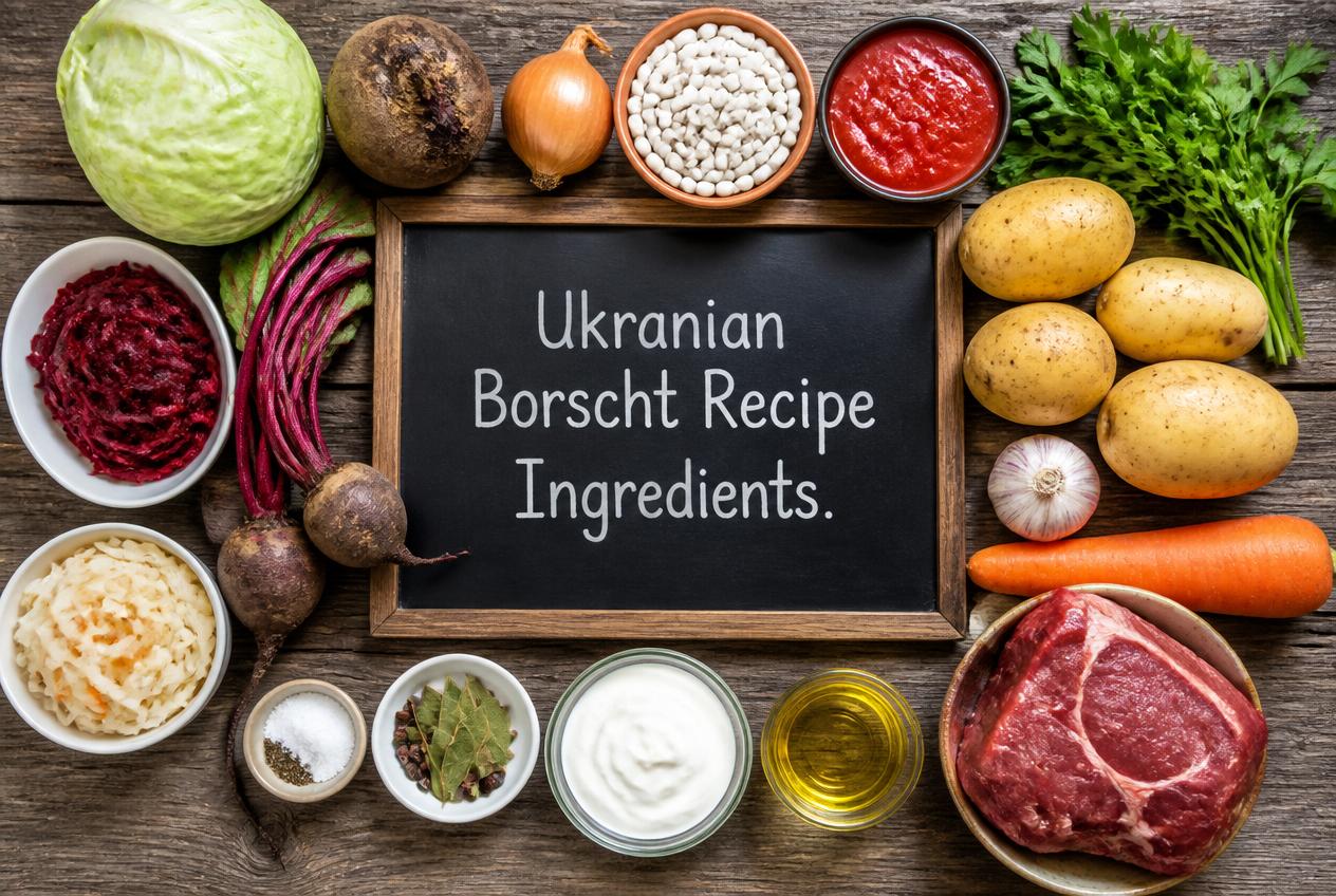Ukranian Borscht Recipe Ingredients