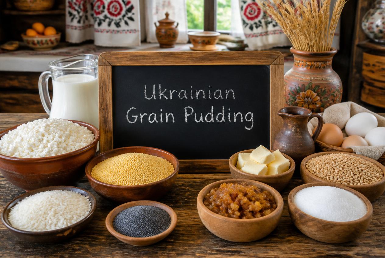 Ukranian Grain Pudding Ingredients