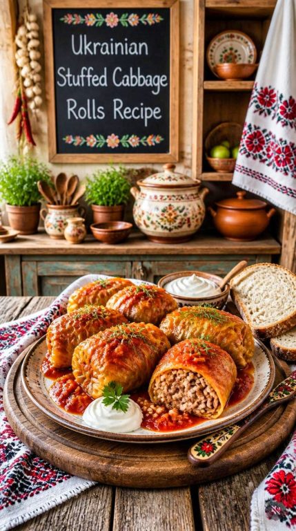 Ukranian Stuffed Cabbage RollsRecipe