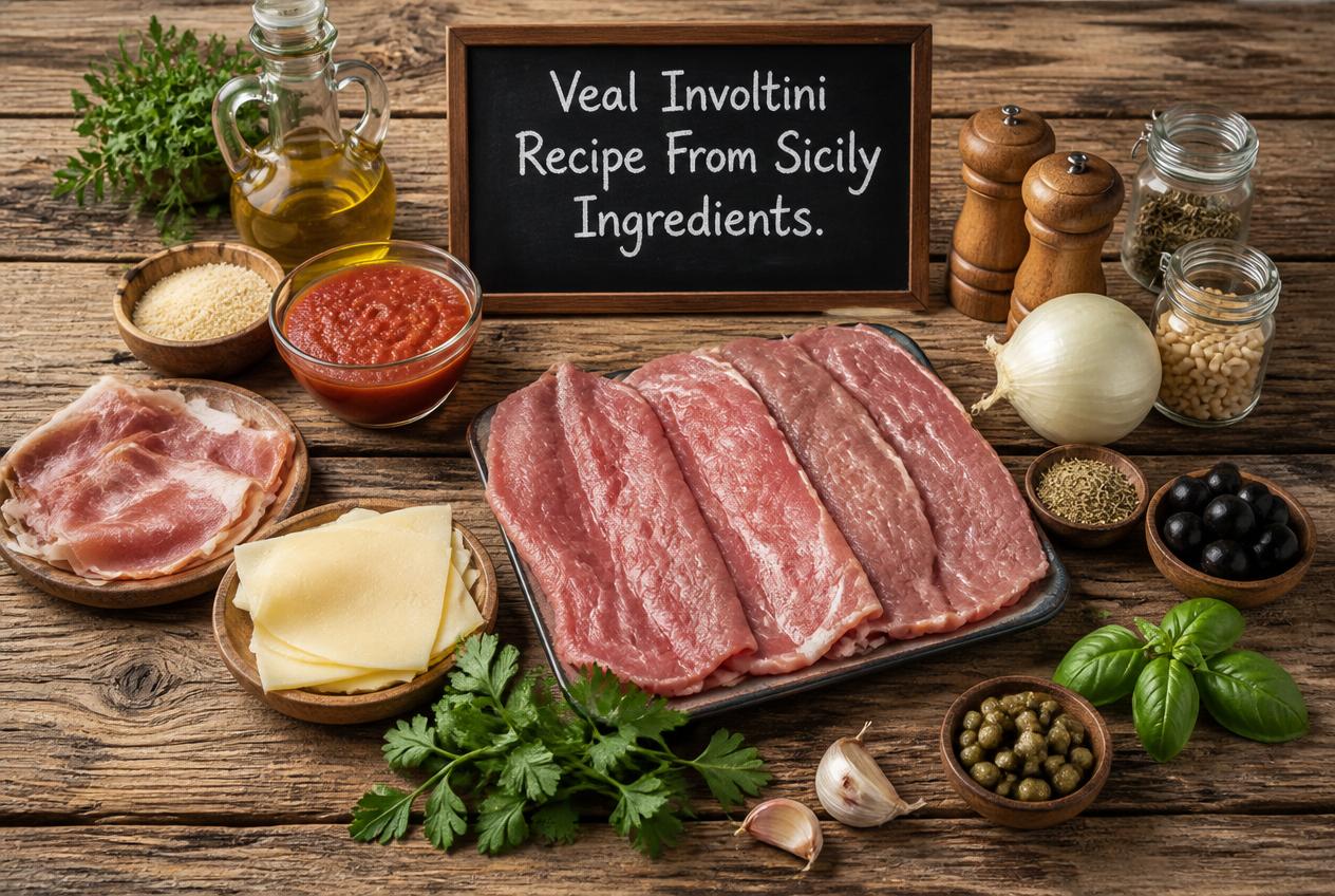 Veal Involtini Recipe From Sicily Ingredients