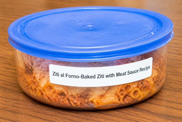 Ziti al Forno-Baked Ziti with Meat Sauce Recipe Storage Tips