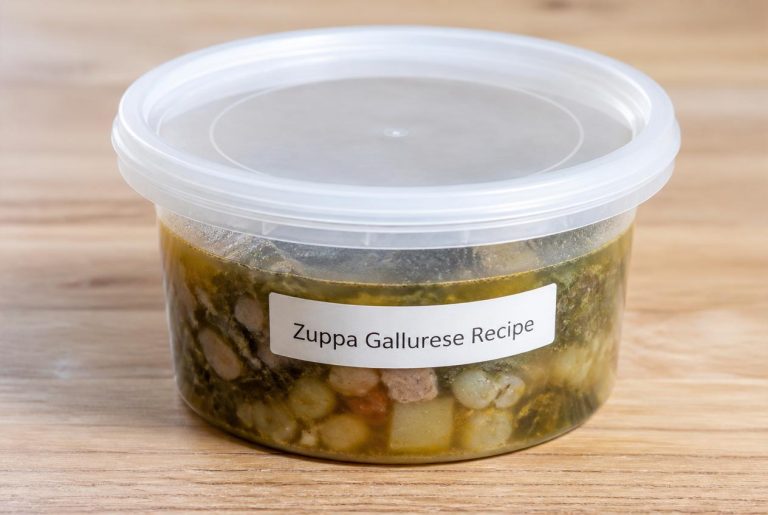 Zuppa Gallurese Recipe Storage TIps