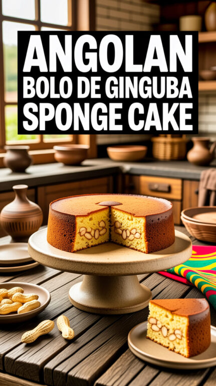 1. Angolan Bolo de Ginguba Sponge Cake Recipe