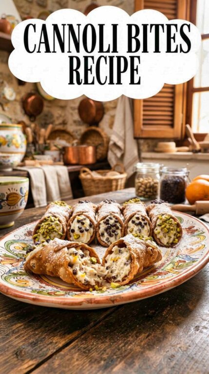 Cannoli Bites Recipe