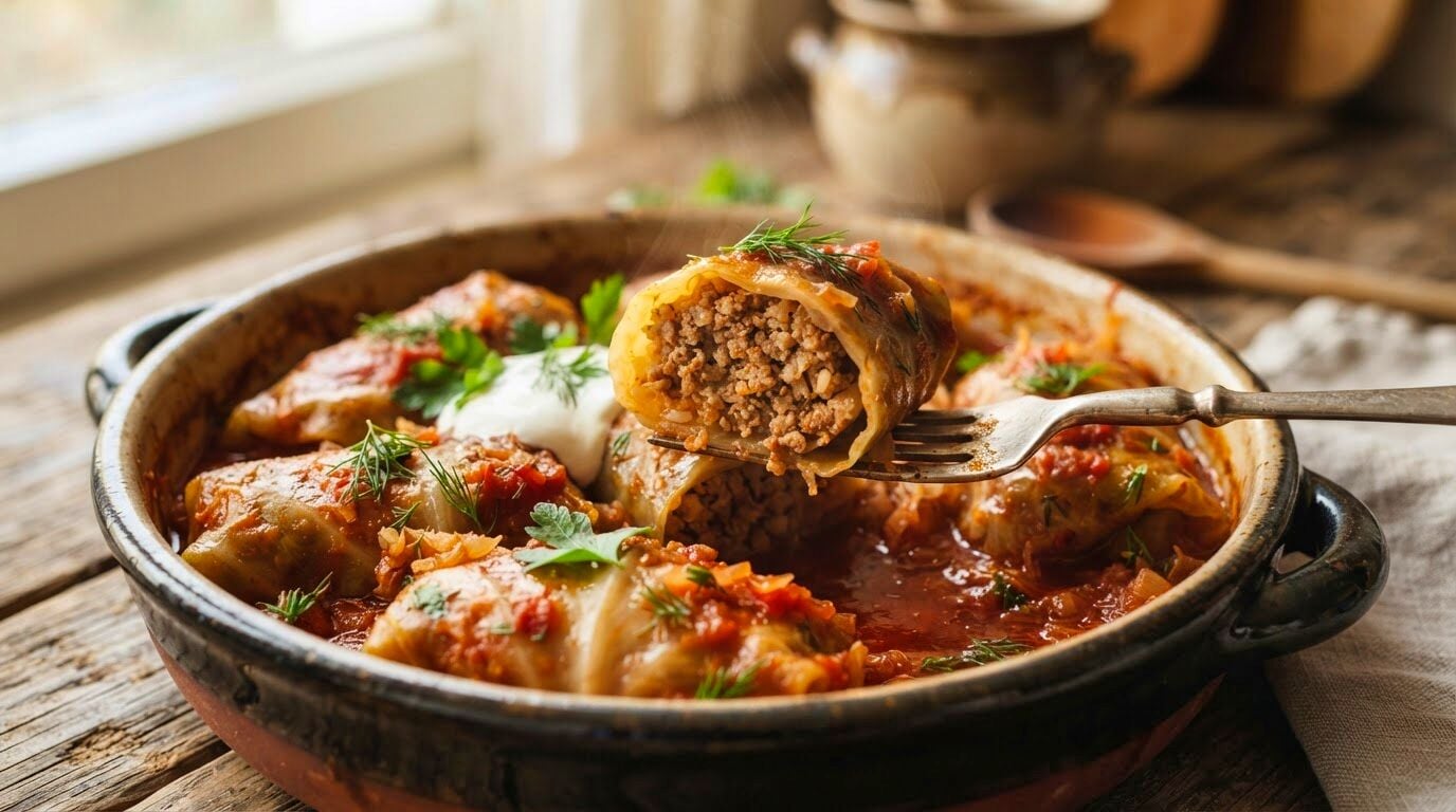 Hungarian Töltött Káposzta Recipe