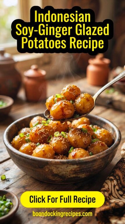 Indonesian Soy-Ginger Glazed Potatoes Recipe