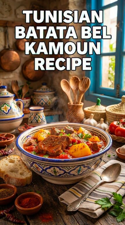 Tunisian Batata bel Kamoun Recipe