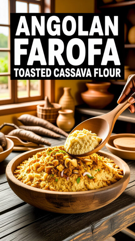 10. Angolan Farofa Toasted Cassava Flour Recipe