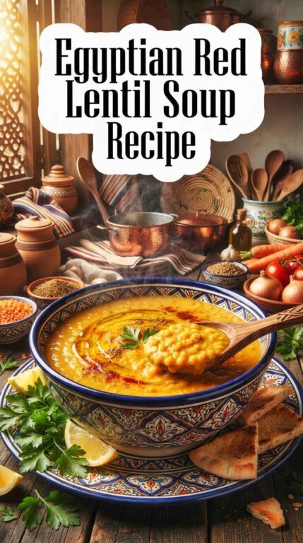 Egyptian Red Lentil Soup Recipe