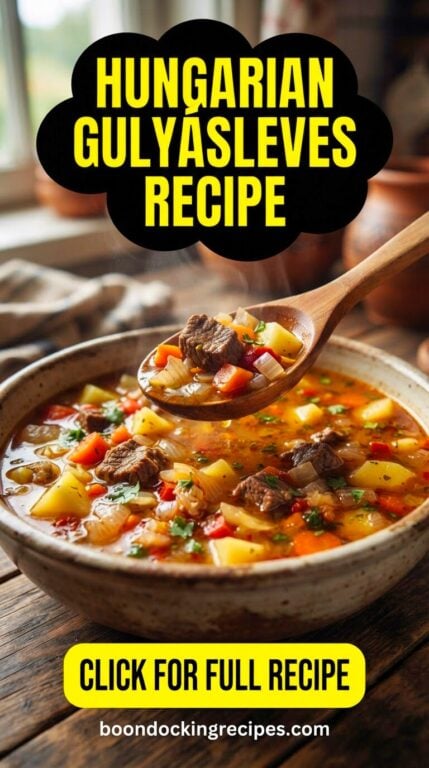 Hungarian Gulyásleves Recipe