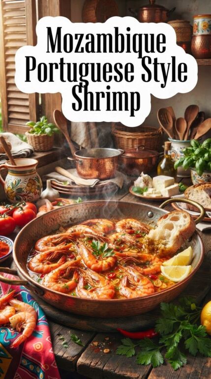 Mozambique Portuguese Style Shrimp Recipe