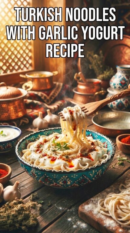 Turkish Noodles With Garlic Yogurt Recipe