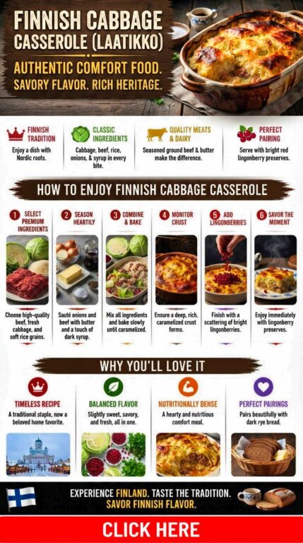 Finnish Cabbage Casserole Recipe