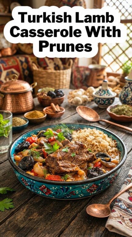 Turkish Lamb Casserole With Prunes Recipe