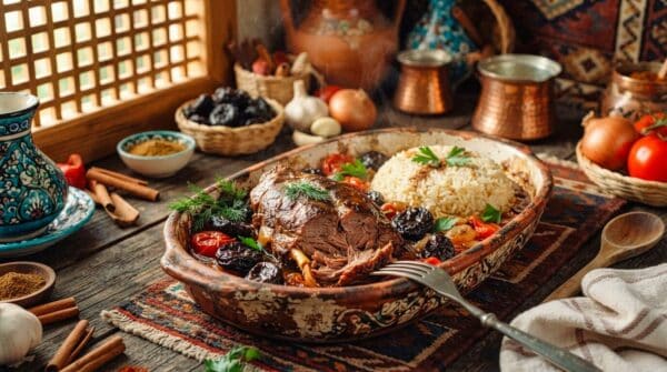 Turkish Lamb Casserole With Prunes Recipe