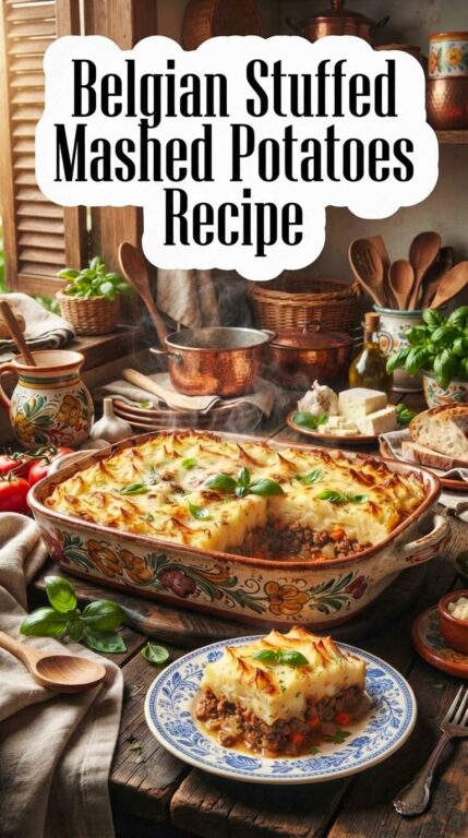 Belgian Stuffed Mashed Potatoes Recipe