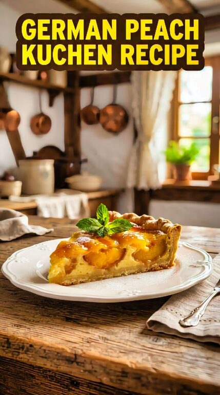 German Peach Kuchen Recipe