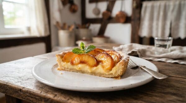 German Peach Kuchen (Tart) Recipe