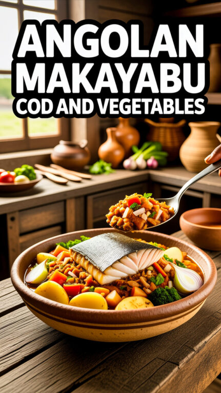 13. Angolan Makayabu Cod and Vegetables Recipe