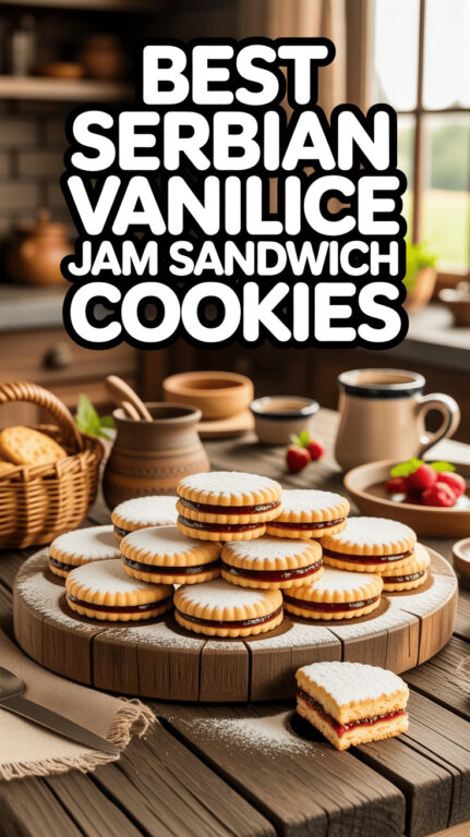 13. Best Serbian Vanilice Jam Sandwich Cookies Recipe