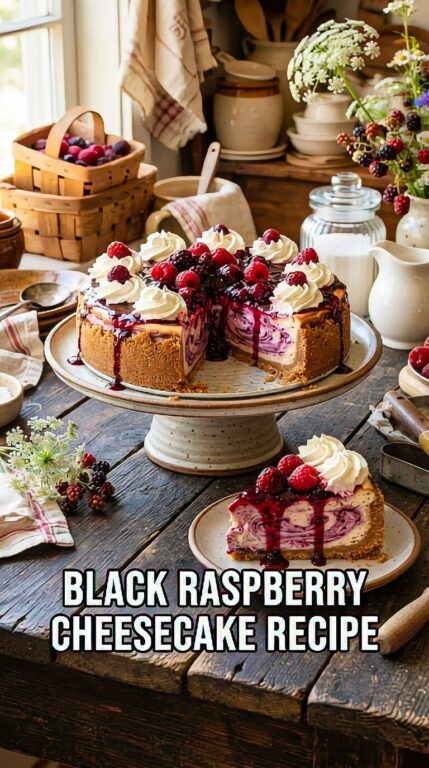 Black Raspberry Cheesecake Recipe