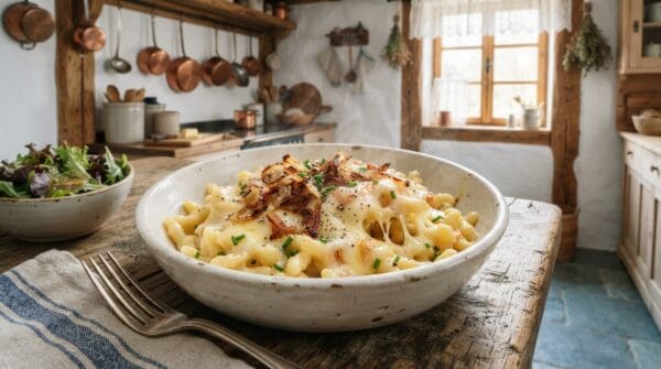 German Käsespätzle (German Cheese Spaetzle) Recipe
