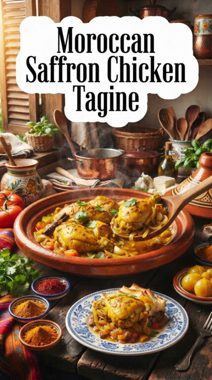 13. Moroccan Saffron Chicken Tagine