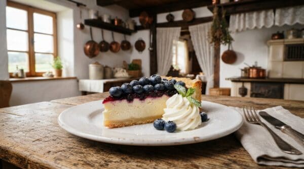 German Heidelbeerkuchen (Blueberry Cheesecake) Recipe