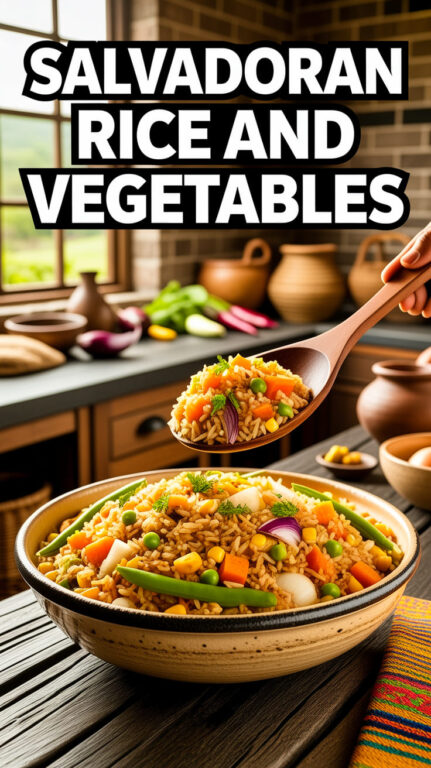 14. Salvadoran Rice and Vegetables Recipe