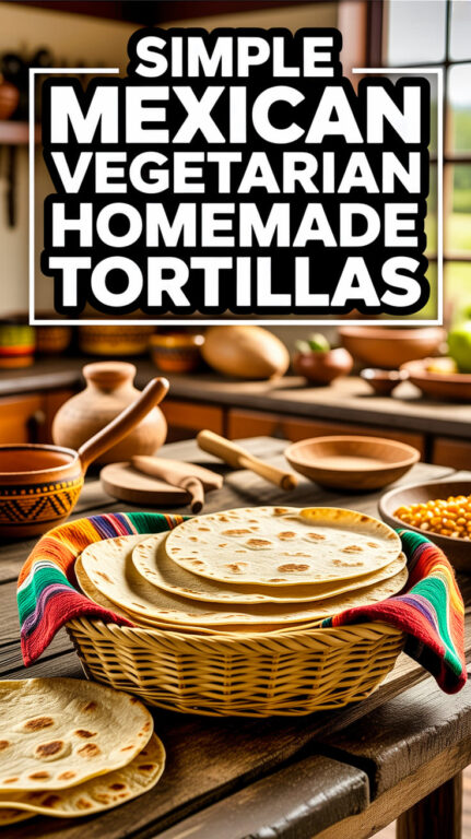 14. Simple Mexican Vegetarian Homemade Tortillas Recipe