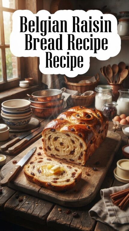 Belgian Raisin Bread Recipe
