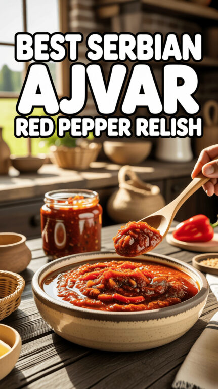15. Best Serbian Ajvar Red Pepper Relish Recipe