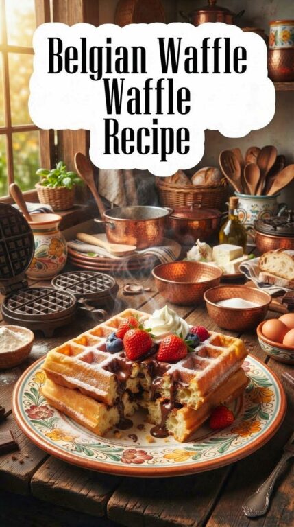 Belgian Waffle Recipe