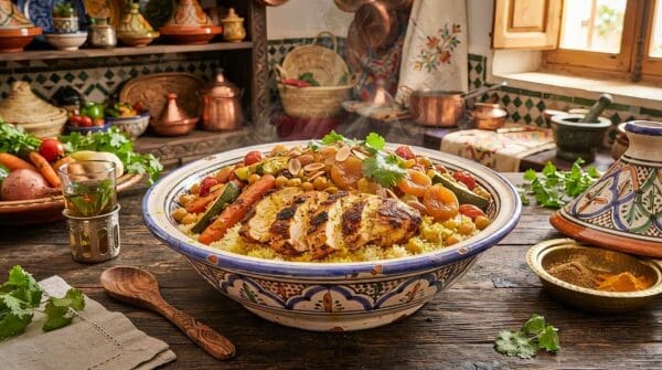 Moroccan Chicken Couscous Bowl Recipe
