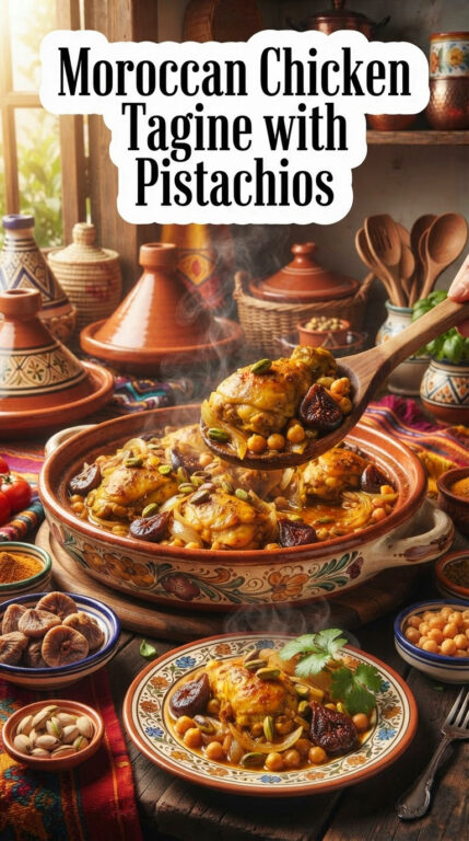 16. Moroccan Chicken Tagine with Pistachios