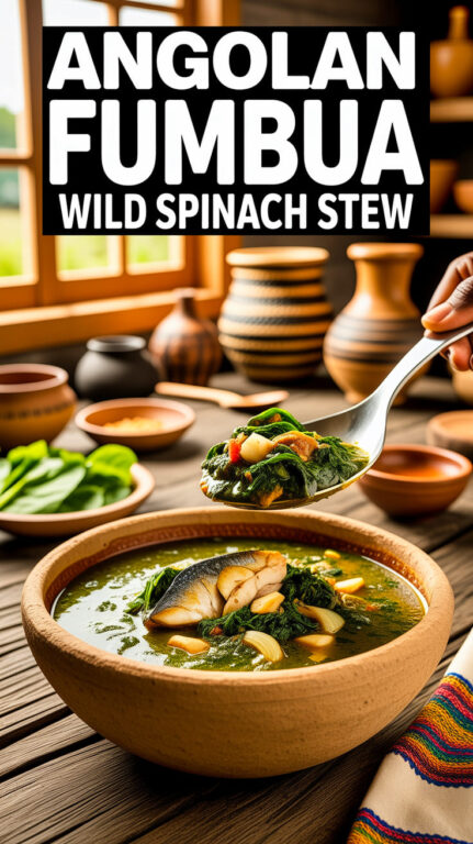 18. Angolan Fumbua Wild Spinach Stew